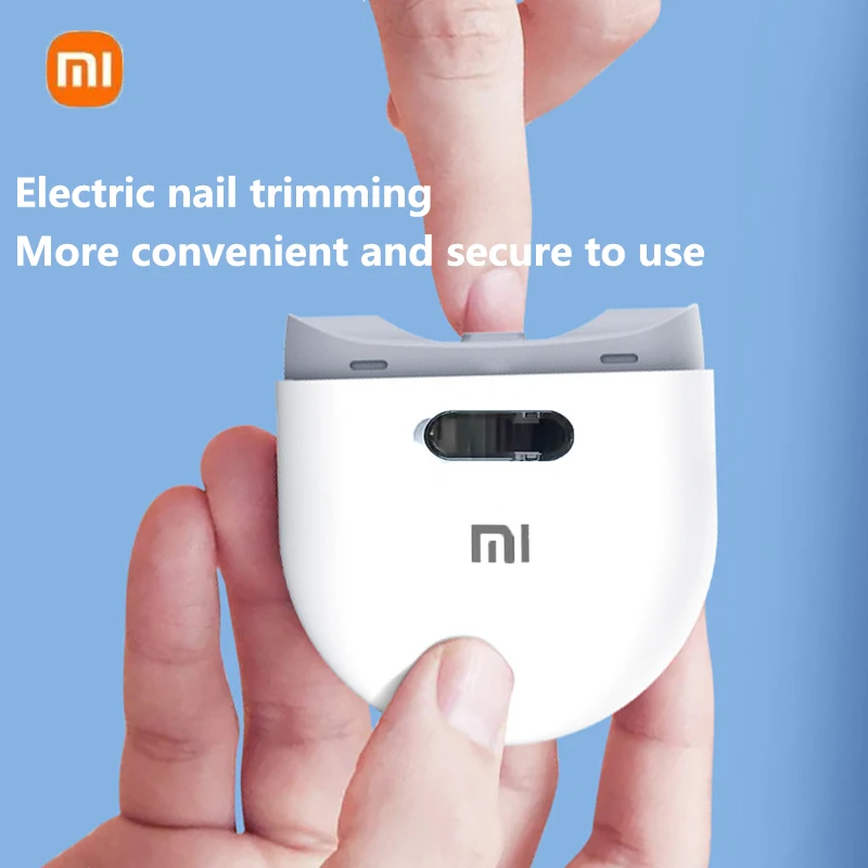 Xiaomi Nail Clipper Electric Nail Clipper Pedicure Tools con Light Trimmer Nail Cutter Manicure per forbici per la cura degli adulti del bambino