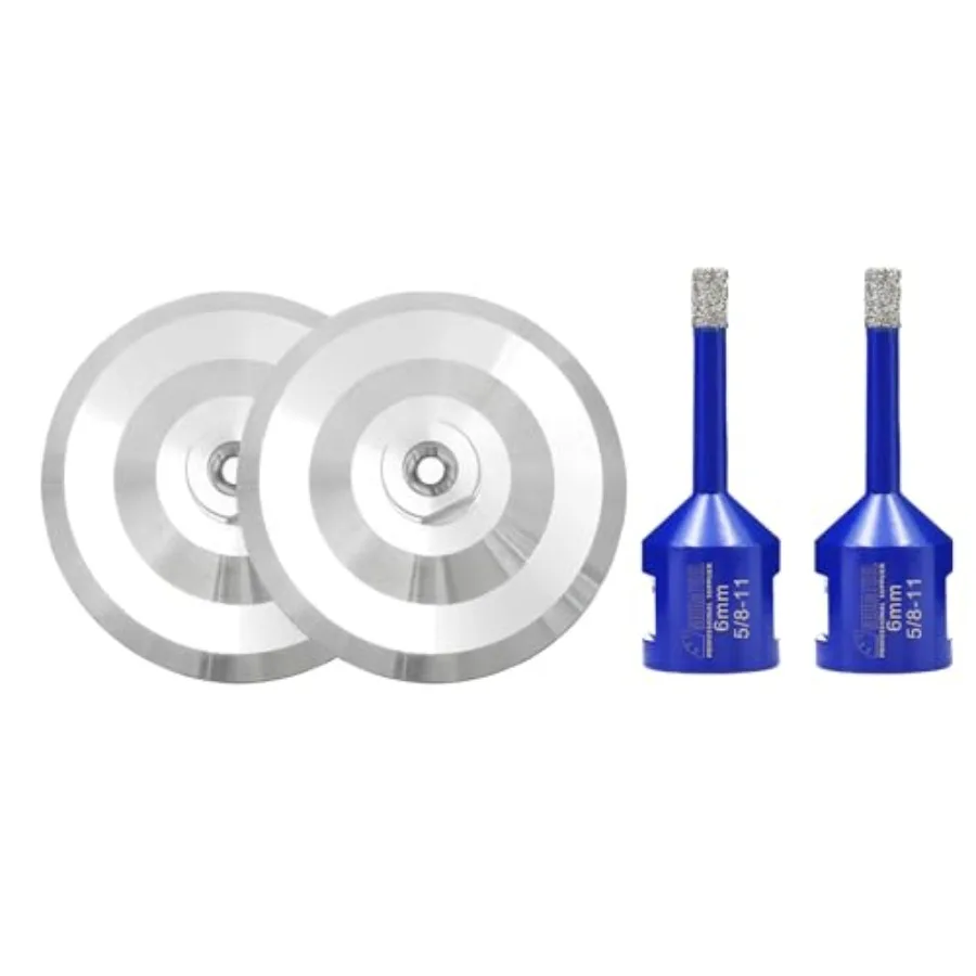 

5 Inch Backer Pad or Backing pad of Aluminum Body with 5/8-Inch-11 Thread for Diamond Pads 2-Pack