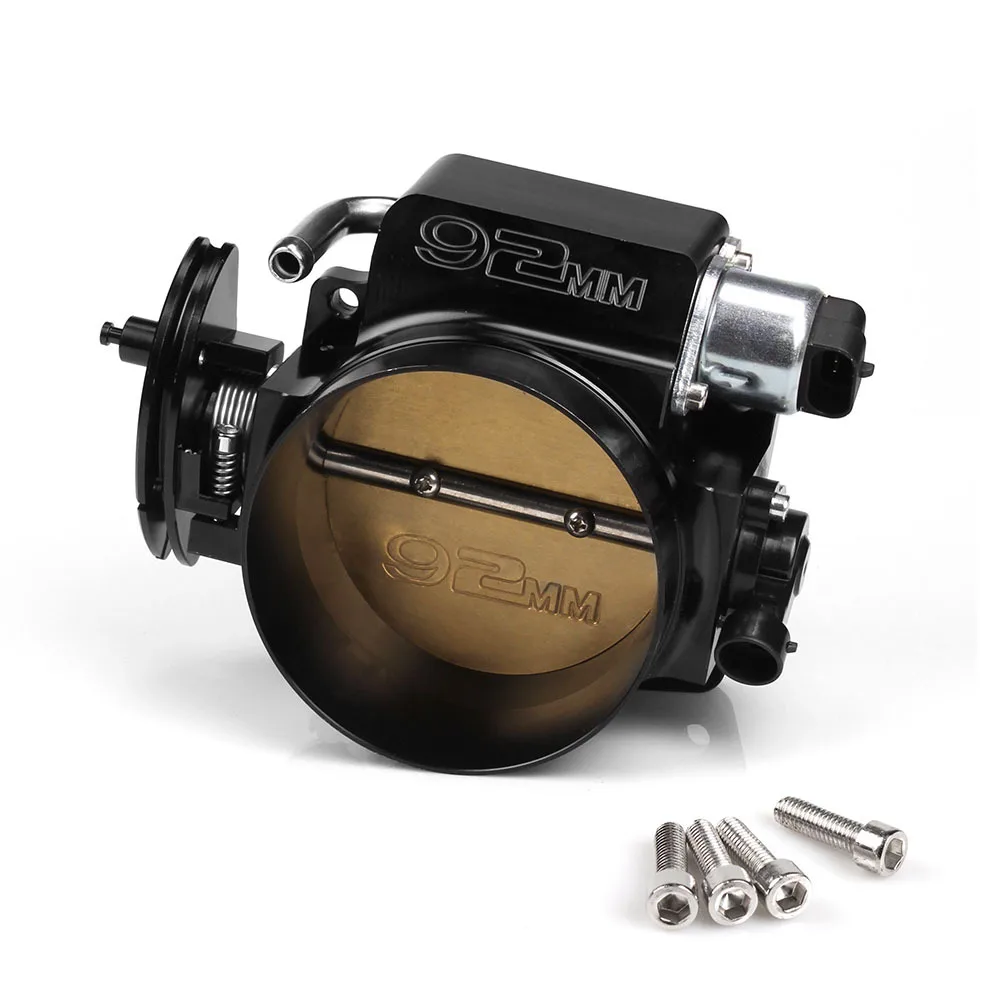 92mm Throttle Body 4-Bolt for Chevrolet Ls1-4Ls Ls7 LSx Drive By Cable with Sensors TPS 102mm for Chevrolet  LSX LS LS1 LS2 LS7
