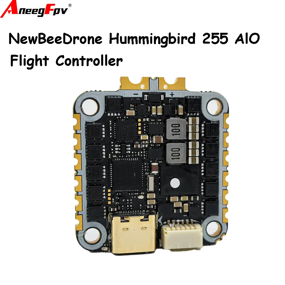 NewBeeDrone Hummingbird  255 50A AIO Flight Controller AT32F435 AM32 3-6S Betaflight OSD Support Analog Build for 2.5