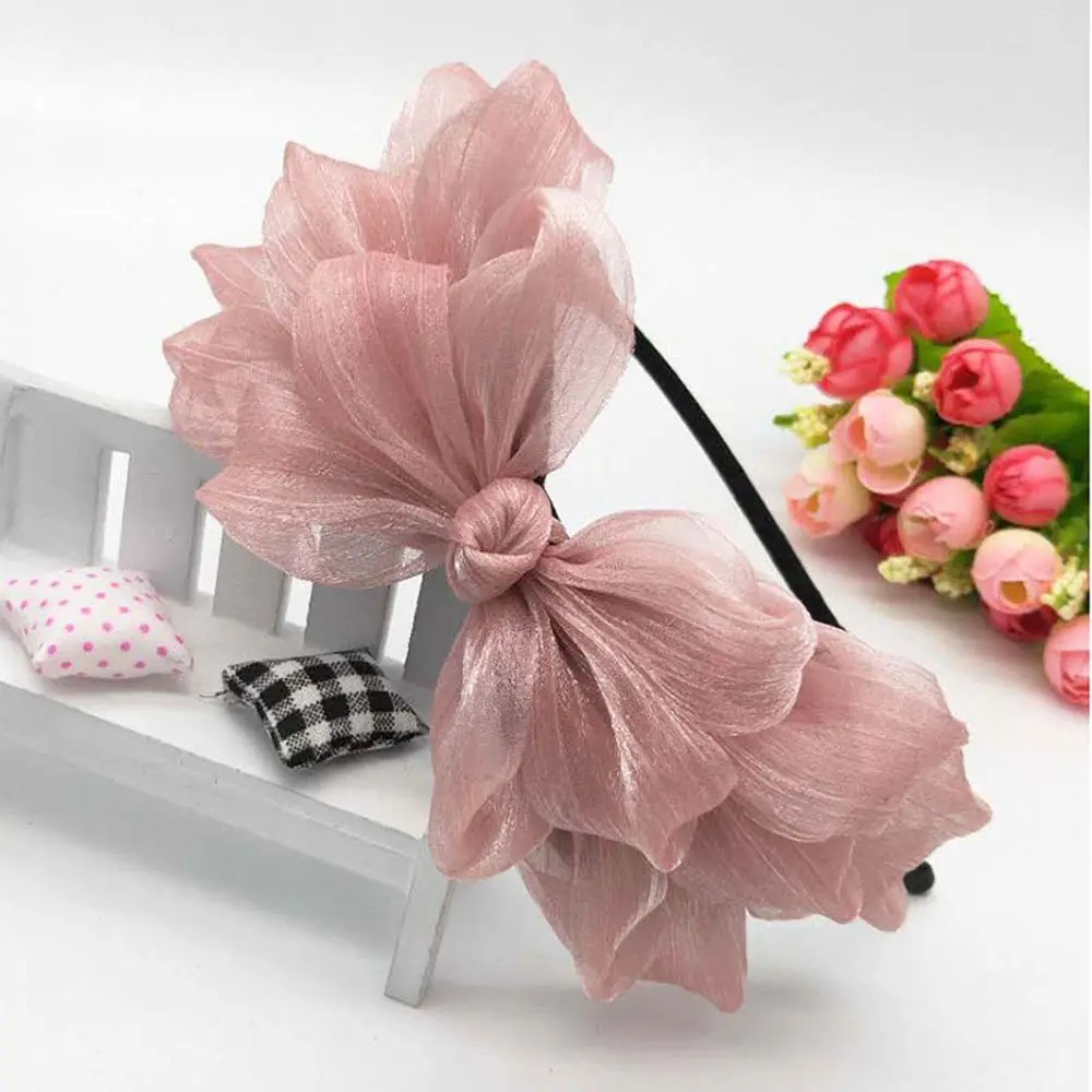 

Shining Big Bow Ribbon Hair Accessories Hair Band Hair Hoop Head Band