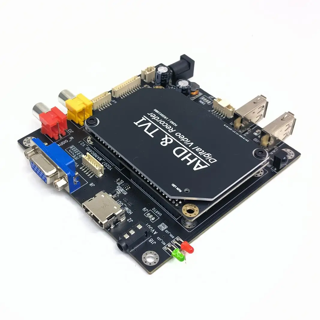 1ch Mini HD Real-Time Video Recorder Board AHD1080P DVR CCTV Underground Pipeline Detection OSD Character Overlay Scheme