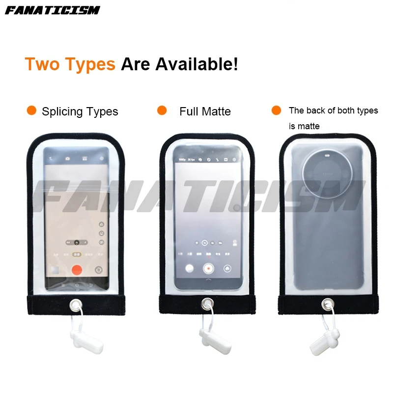 

Anti Camera Phone Bag For Mobile Phone Up to 7" , Reusable Flannel Edge Privacy Security Phone Bag For Wedding Party Events