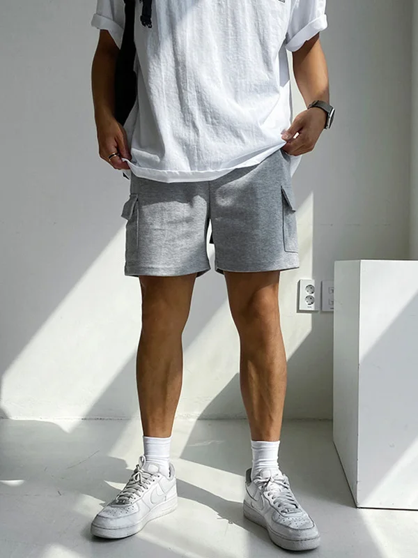 

Мужская повседневная тонкая летняя рабочая одежда Spor orts, свободная универсальная модная корейская прямая одежда, чистая посадка