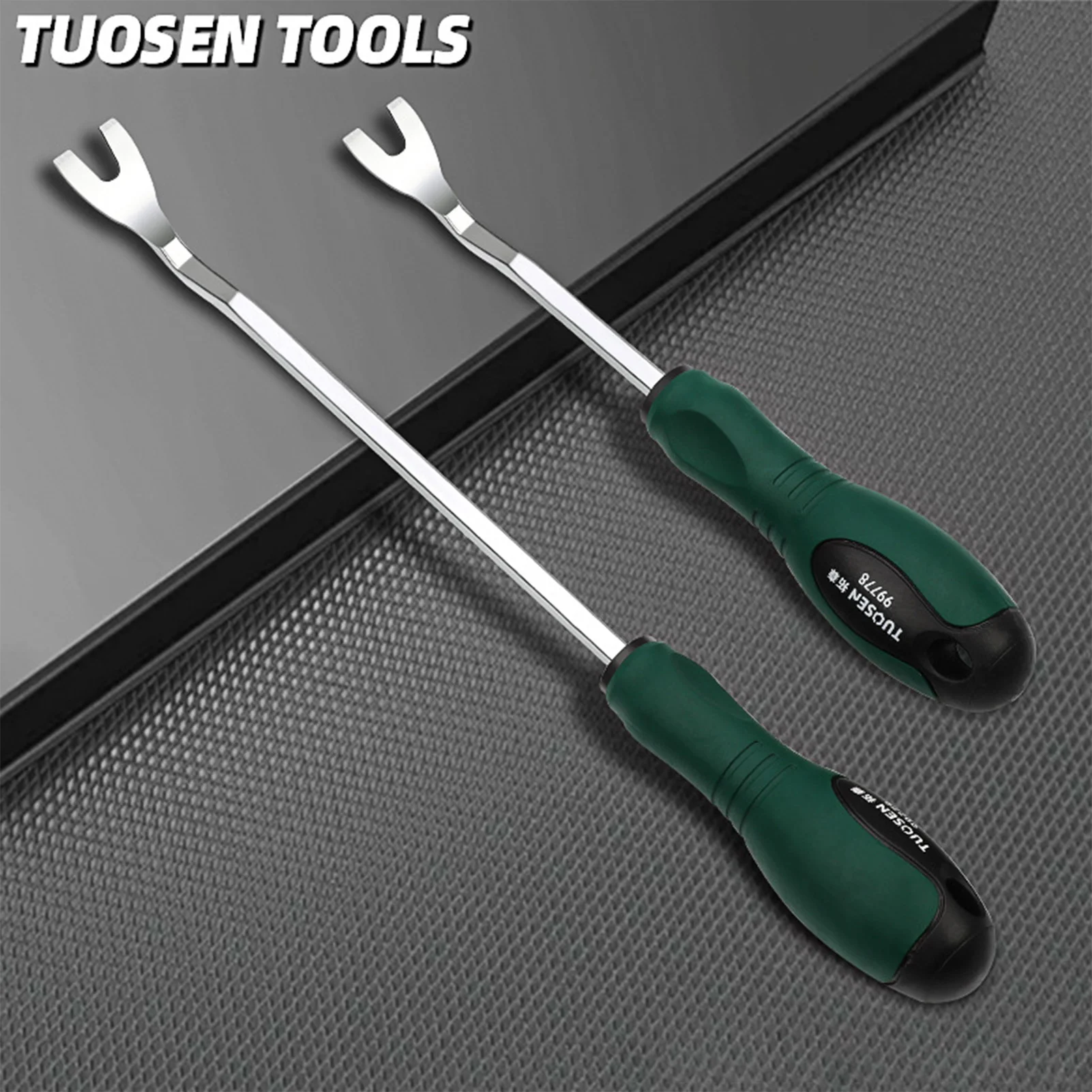 Auto Door Panel Clip Remover Tool Set Durable Steel Pry Bar Kit for Interior Trim Removal Car Repair Accessories