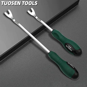 Auto Door Panel Clip Remover Tool Set Durable Steel Pry Bar Kit for Interior Trim Removal Car Repair Accessories