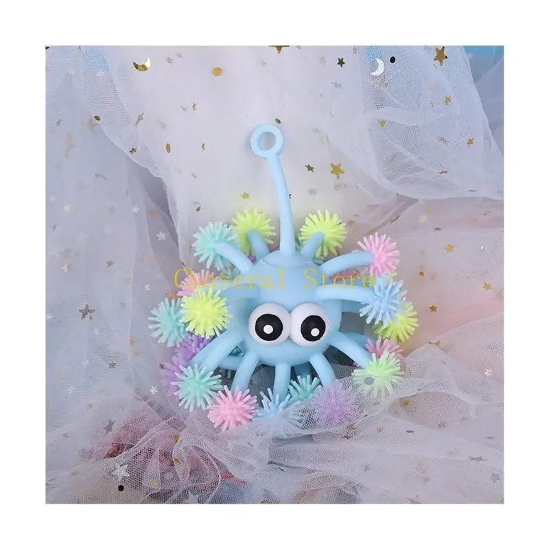 E7CE Alívio do estresse alívio luminoso espremer os olhos protuberante Ehog Hedgehog Toy Party Favor Favor