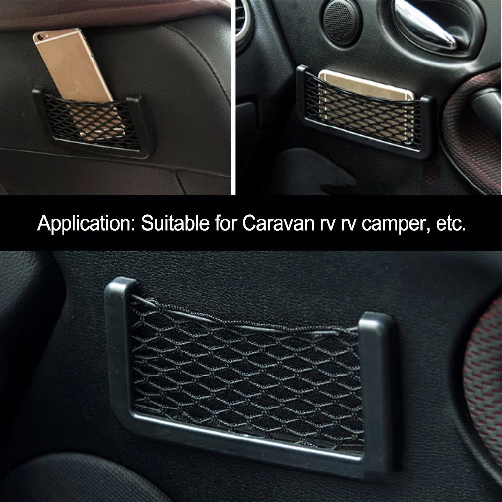 ユニバーサル車のトランク貨物大容量ネットホルダーバッグツール領収書オーガナイザー収納ラック自動車 1 個