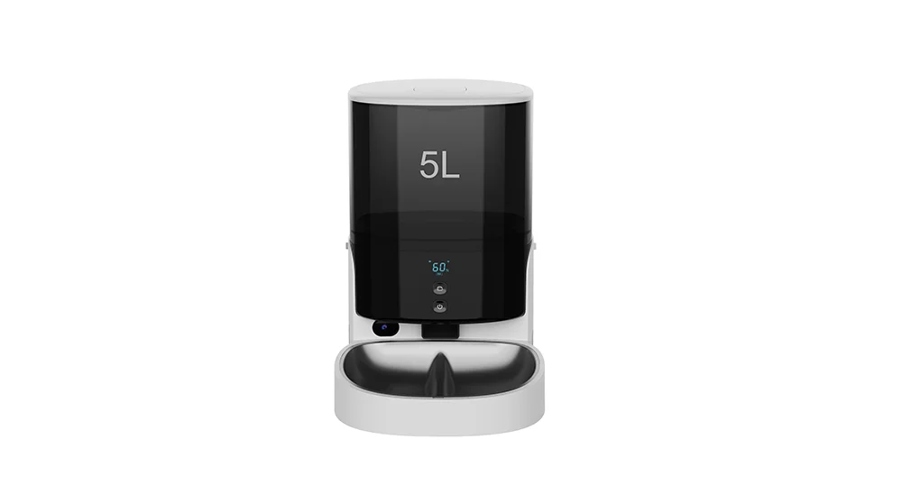 STLF5L Smart Pet Feeder WiFi App Control Pet Food Dispenser CamerasDog Cat Automatic Pet Feeder With Cameras