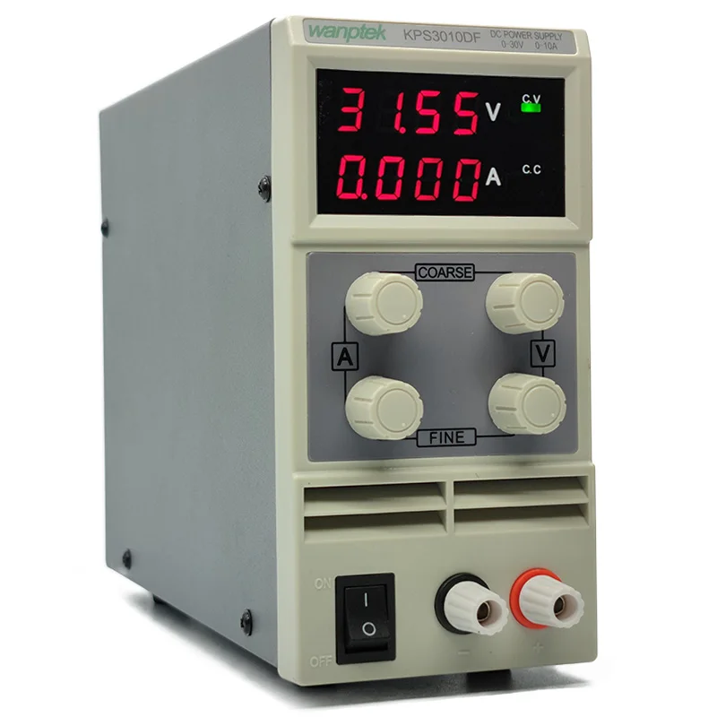 KPS3010D/KPS3010DF DC Regulated Power Supply with Adjustable 30V 10A Four Digit Display