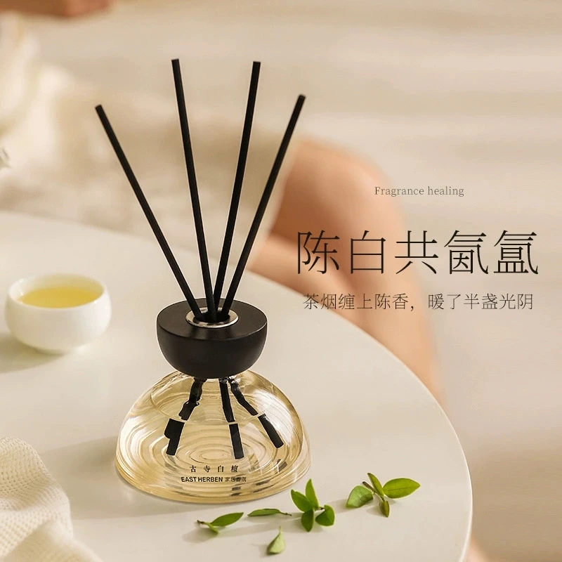 200ml Aromatherapy Reed Diffuser Set Rattan Sticks Essential Oil Fragrance Long-Lasting Home Fragrance for Bedroom Living Room