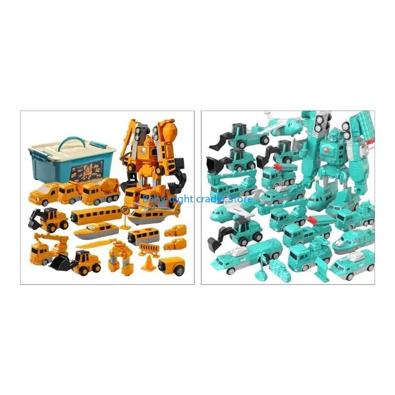

J2FF Lovely Transform Car Apar Realistic Tear Carem Toy для малышей