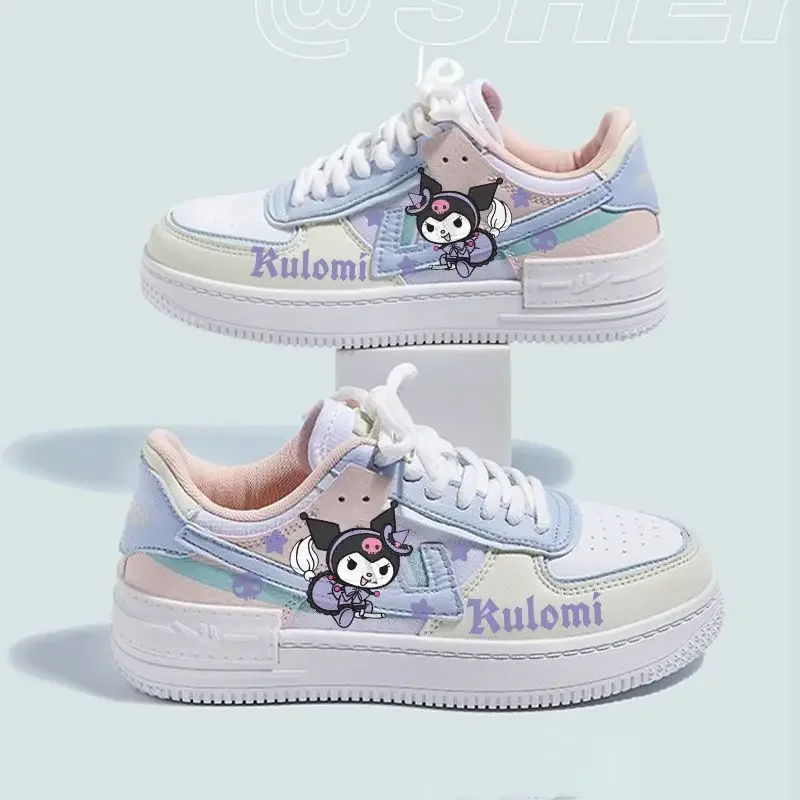 2024 Nieuwe Cosplay Anime Hello Kitty Melodie Sneakers Volwassen Schattige Cartoon Student Vrijetijdsschoenen Dames Lage Staat Wandelschoenen