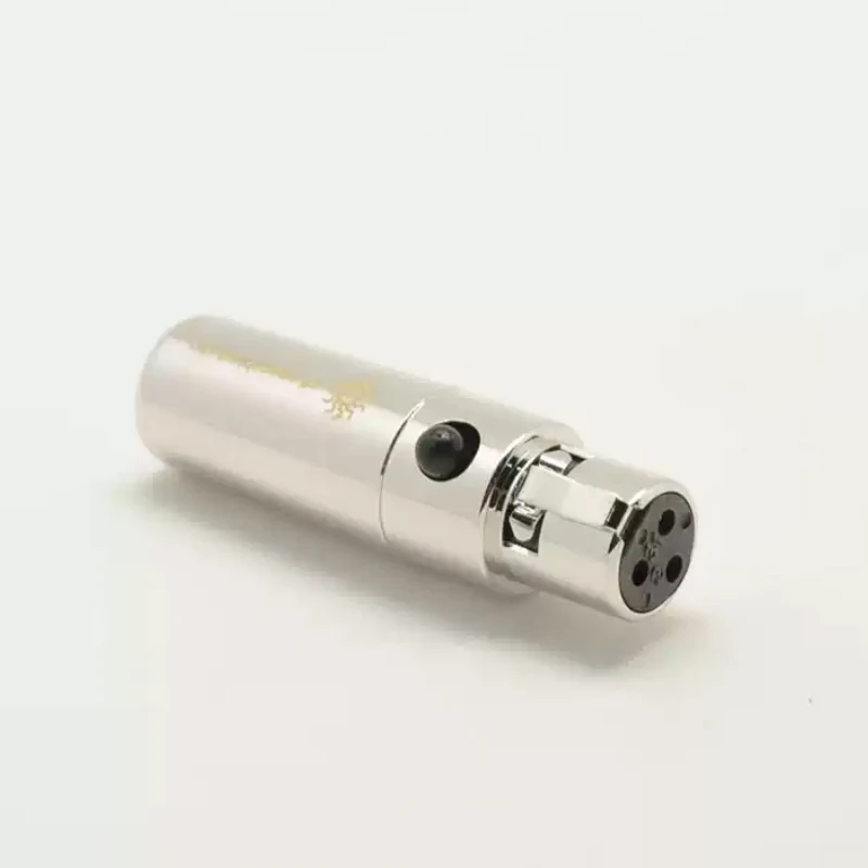 ATL Mini XLR-F3RH Rhodium-Plated High-End Mini XLR Female Headphone Plug Pins Headphone Replacement Plug