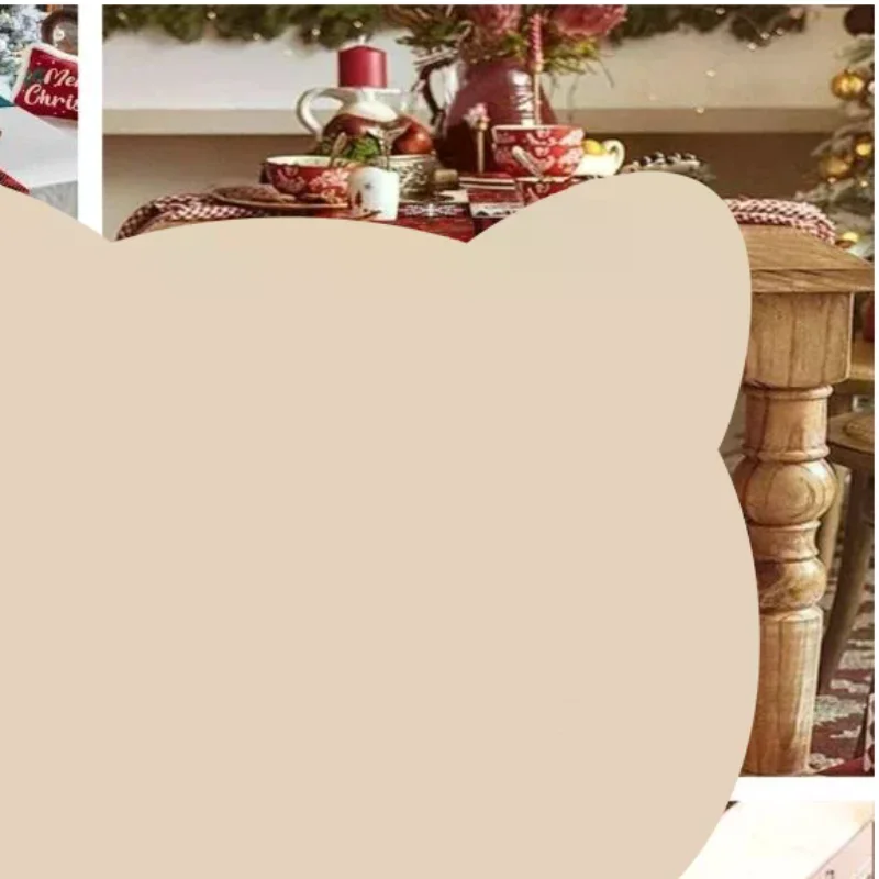 Retro Santa Claus Table Cover Vintage Christmas Table Runner Christmas Decorations For Home 2026 Navidad Noel Gift New Year 202