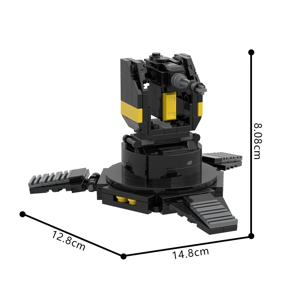 MOC A/G-16 ガトリングセントリービルディングブロックモデルハルクスコーチャーロボットレンガイーグルクローズエアサポート組み立て済み子供のためのギフト