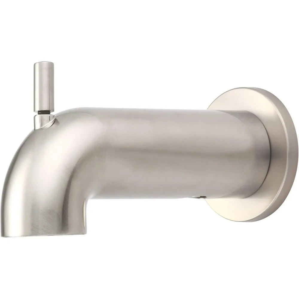 

Olympia Faucets OP-640063-BN, Brushed Nickel Extended 7 Combo Diverter Tub Spout