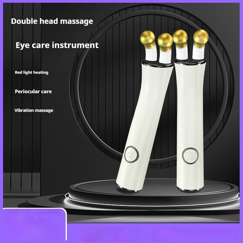 Nowy ręczny masażer do oczu z funkcją grzania i wibracji, urządzenie do pielęgnacji skóry i upiększania.