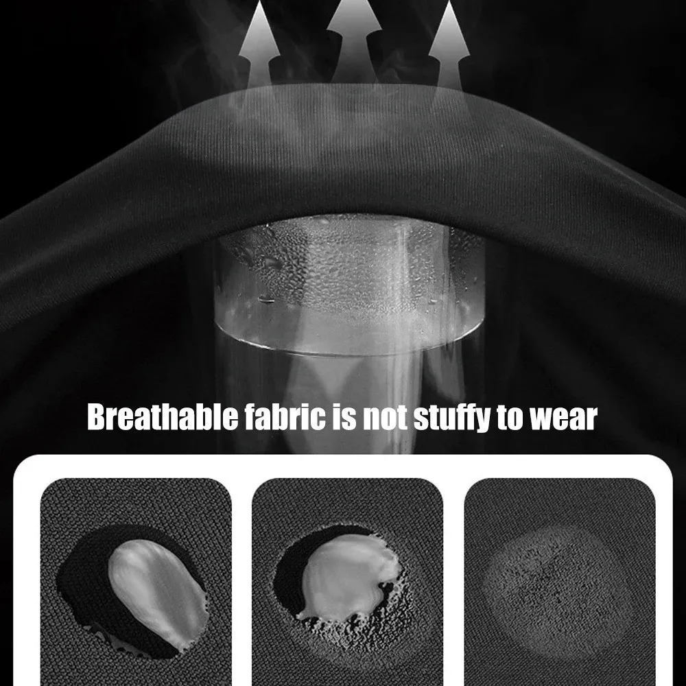 1 Pair Full Length Compression Leg Sleeve UV Protection Non-slip Sports Compression Breathable Reflective Strip Design
