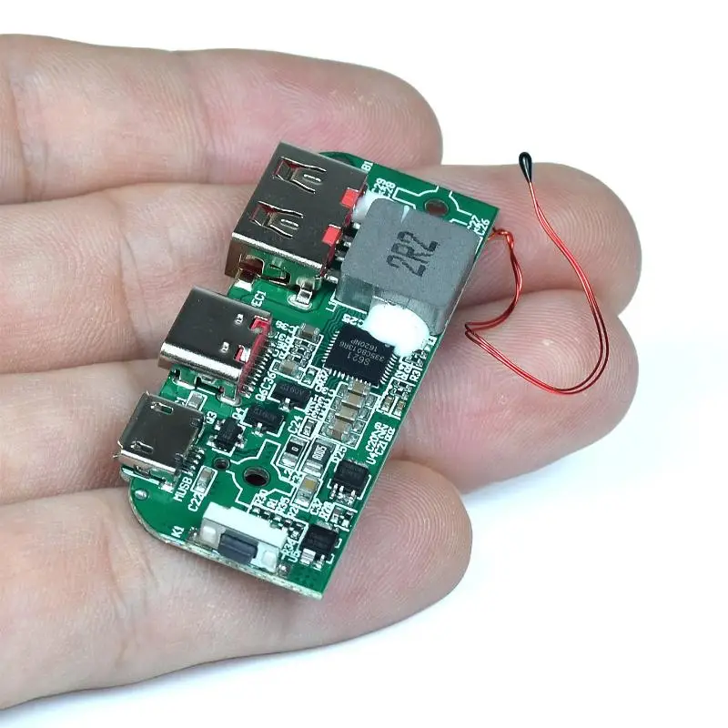 1/3Pcs Module 22.5W PD QC3.0 Bidirectional Fast Charging Ultra Thin Circuit Board S621 Power Bank Charger For DIY Power Bank