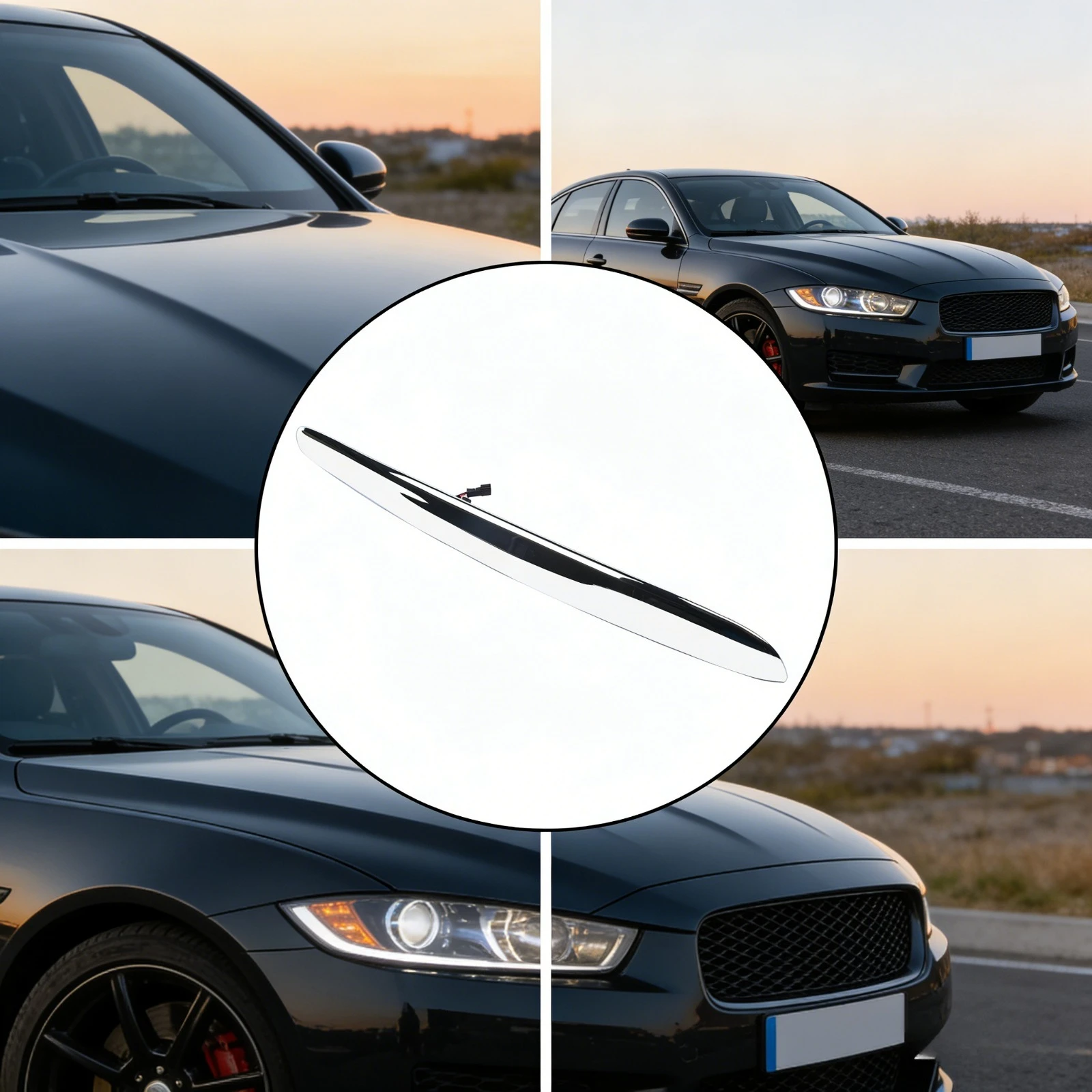 

Trunk trim strip Rear Tailgate Handle Grip Liftgate Pull Handle for 2007-2015 Mini Cooper 51132753603