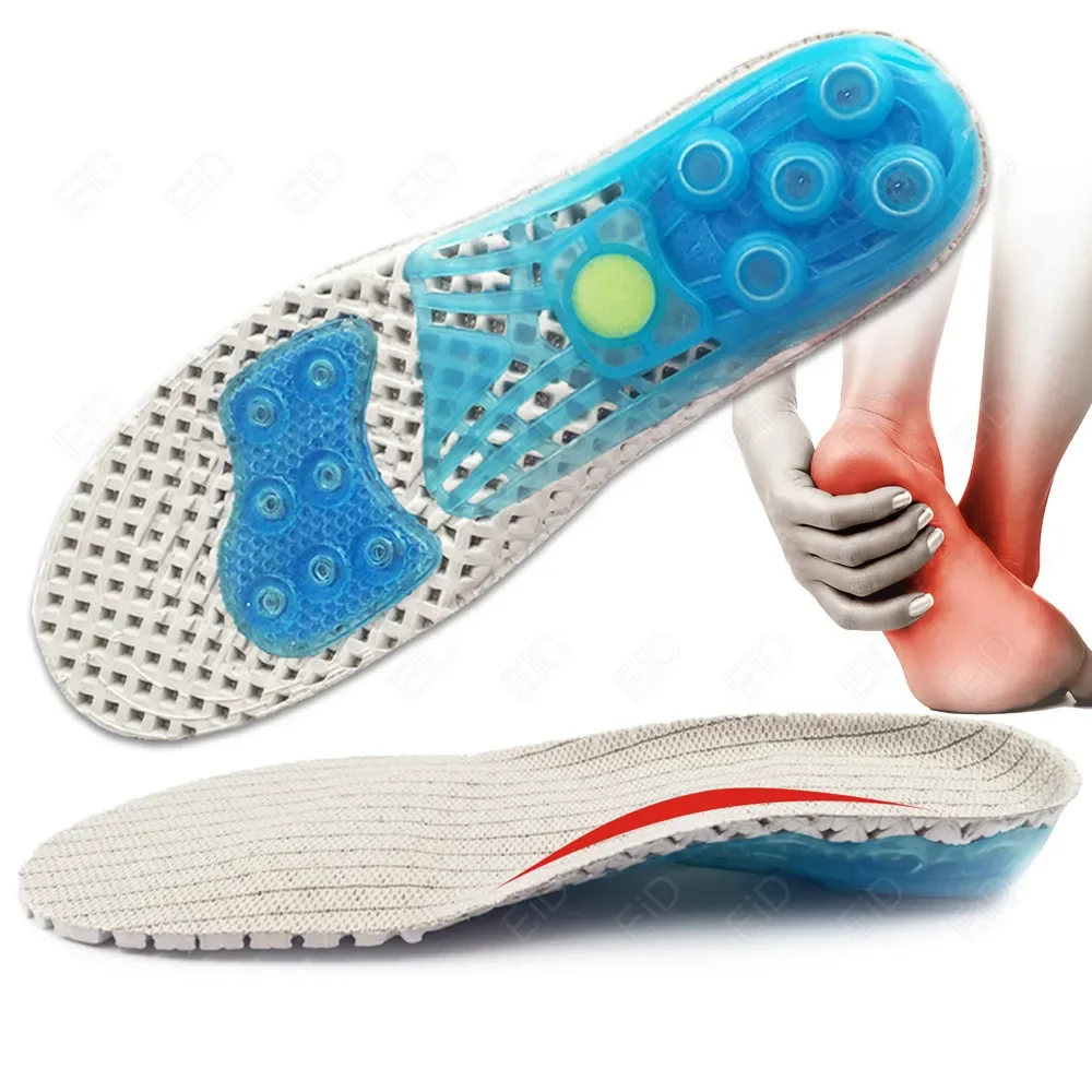 EVA Spring silicone orthopedic arch support Insoles inserts flat feet orthotic shoes sole insoles Plantar Fasciitis,foot care