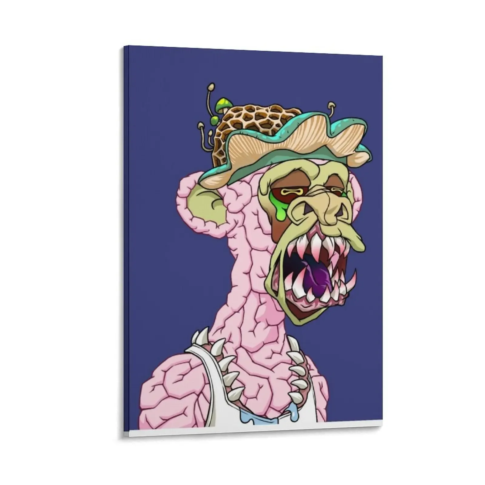 Mutant Bored Ape NFT (do not screenshot) Canvas Painting Wall decoration poster Paintings for bedroom Picture on the wall