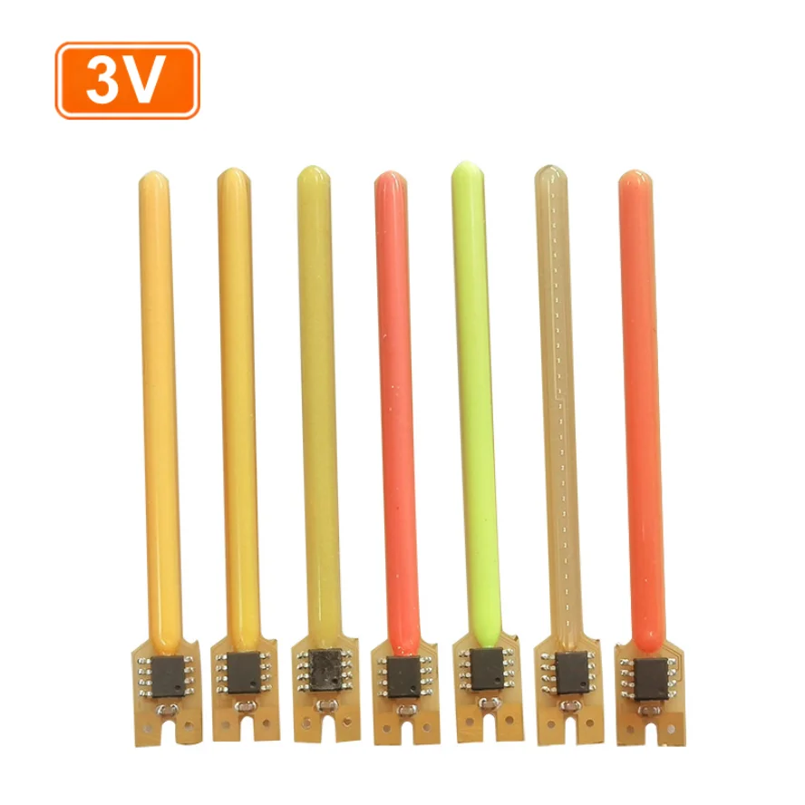 40/59/70MM 3V Meteor Shower Flowing Water Lamp Constant Light COB LED Filament DIY Diodes Parts Incandescent Light Accessories