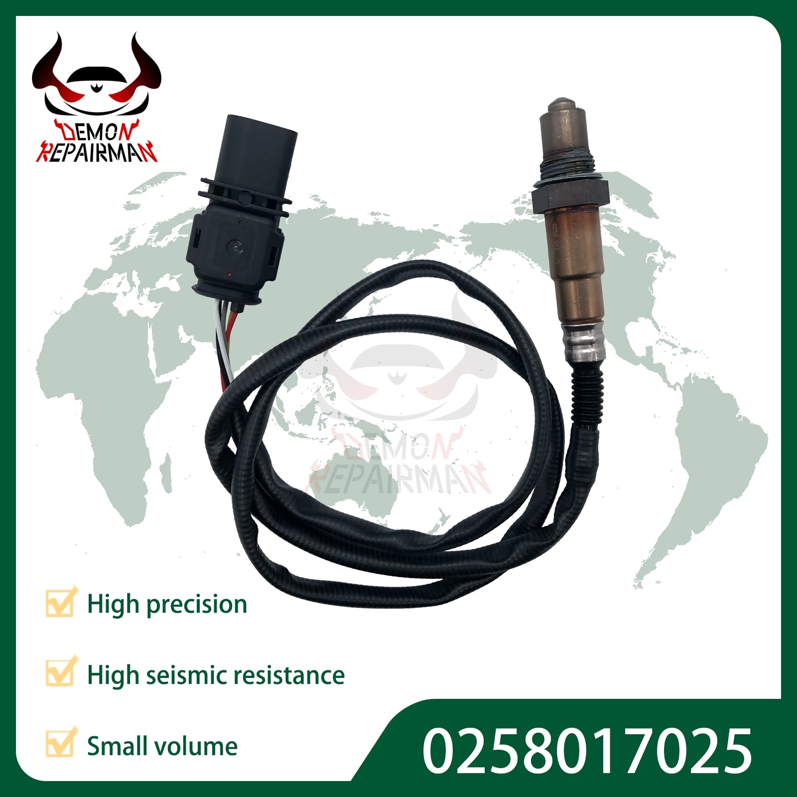 

0258017025 WideBand Oxygen Lambda Sensor 30-2004 30-4110 30-0300 for LSU4.9 30-2004 LSU 4.9 17025 AEM