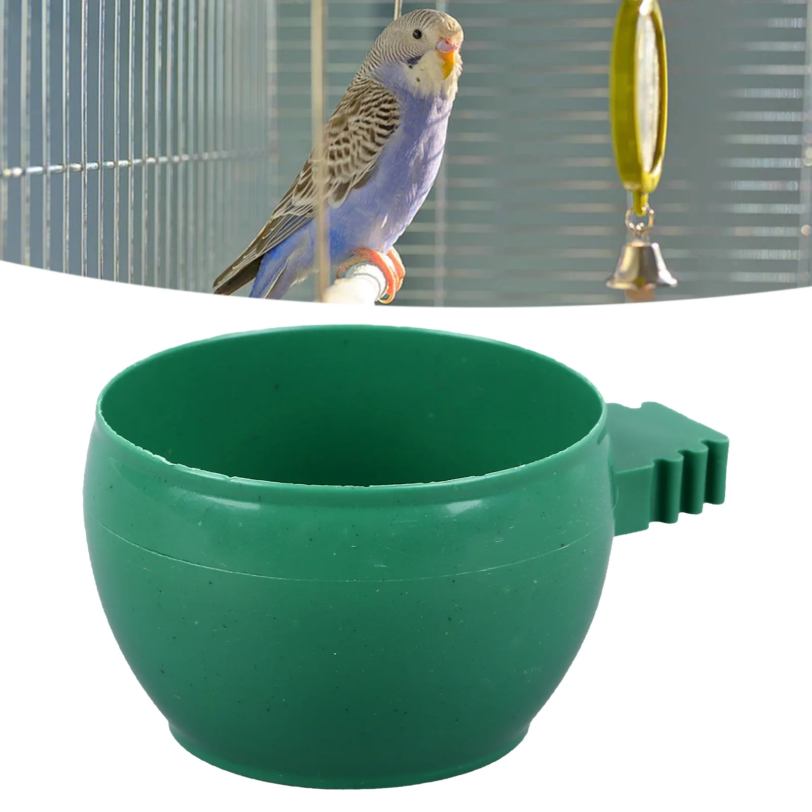 

Bird Feeder Cage Cups Thickened Pigeon Water Bowl Round Feeding Sand Cup For Pet Supplies