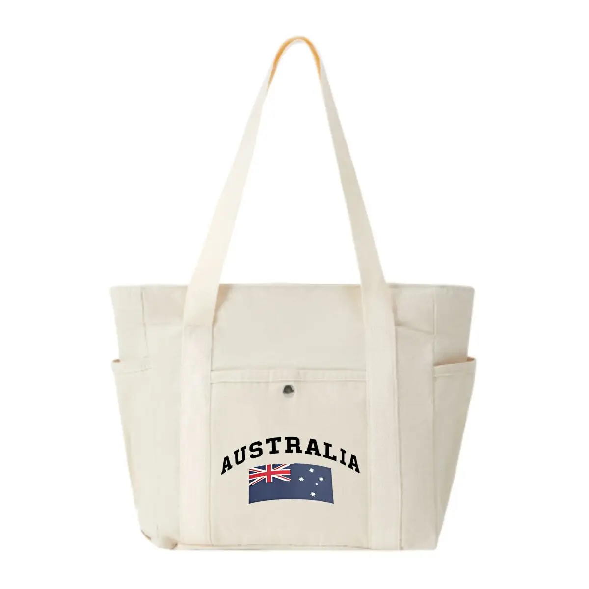 

Australia Flag Graphic Stylish Multi-Pocket Shoulder Bag for Shopping & Daily Use