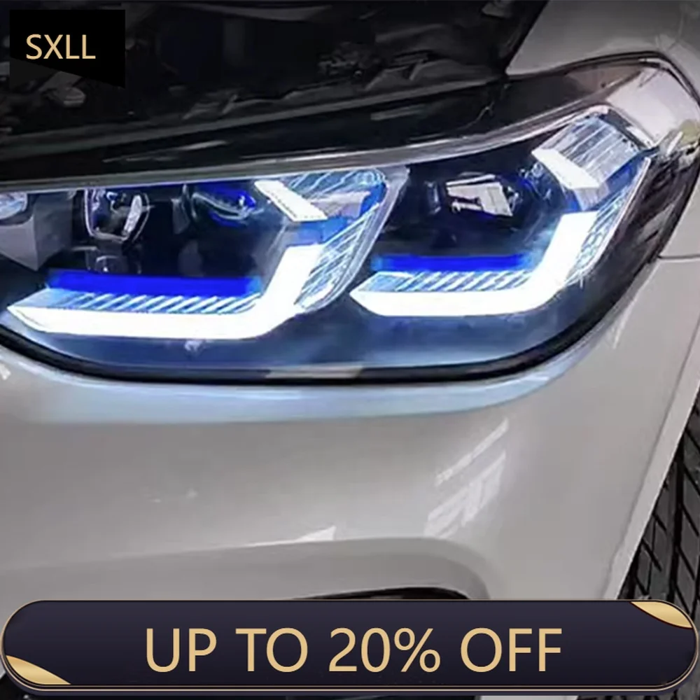 

SXLL X3 G01 F97 Обновление лазерных фар в стиле Lci в сборе Противотуманная рулевая балка света Автомобильная головка Высокая и низкая освещенность Вилка и