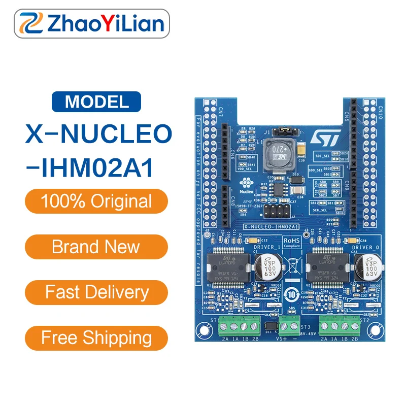 For X-NUCLEO-IHM02A1 L6470 Dual Axis Stepper Motor Driver Expansion Board Compatible With STM32 Nucleo UNO R3