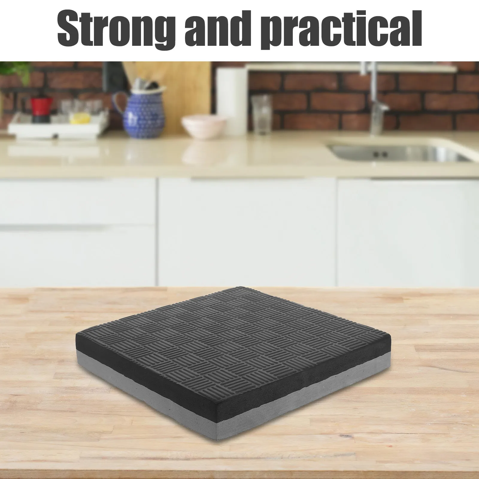 Blender Anti Vibration Pad 9.82x9.82 Inch Soundproof Kitchen Mat for Soy Milk Maker Coffee Machine Washer Noise Reduction Shock