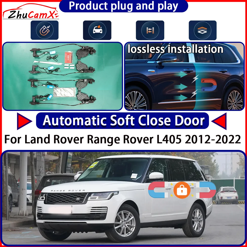 Door Lock Actuator for Land Rover Range Rover L405 2012-2022 Soft Close Door Kit Power Latch System Auto Pull Door Easy Close