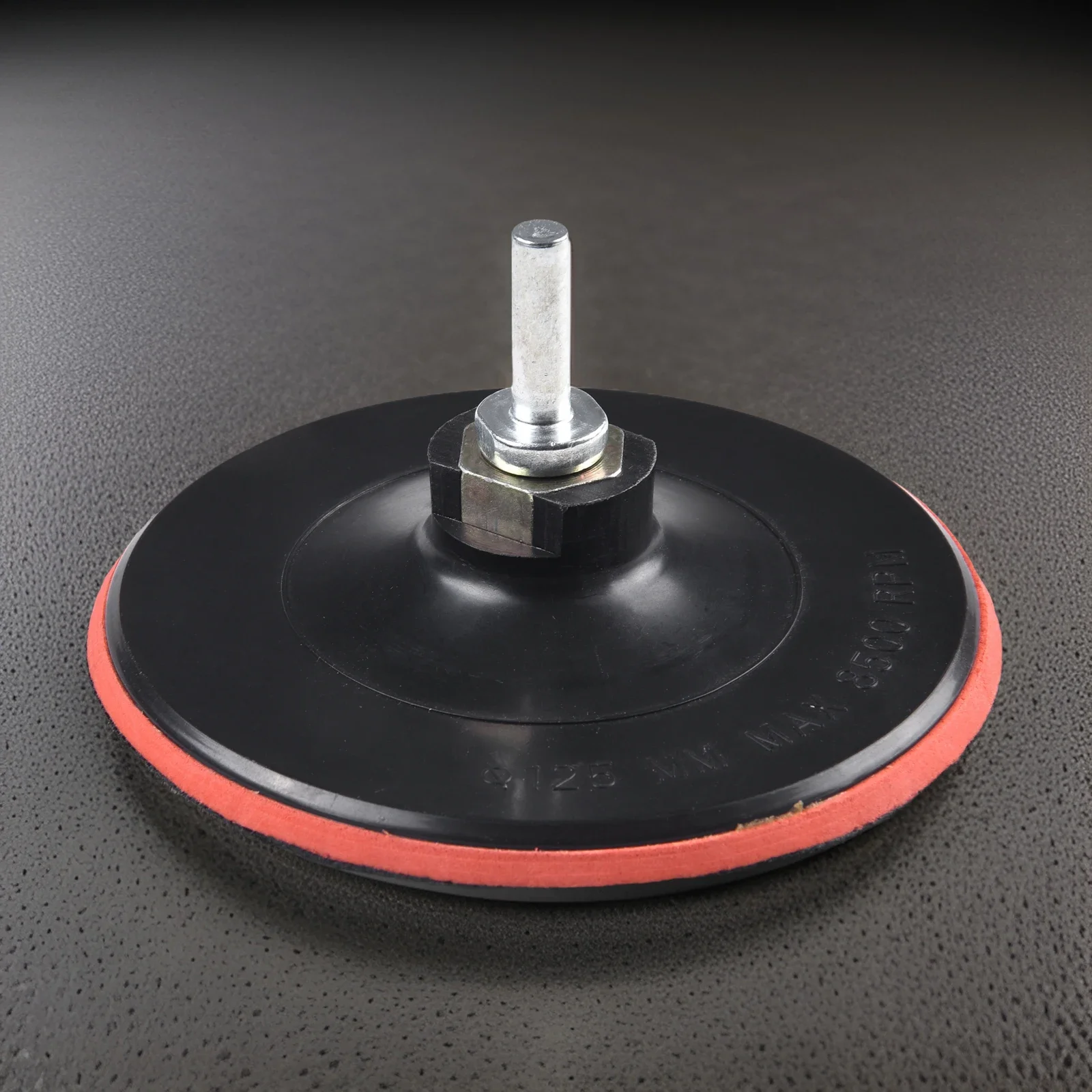 Hook and Loop Backing Pad para lixadeira, 125mm Rubber Discs, Angle Grinder Drill