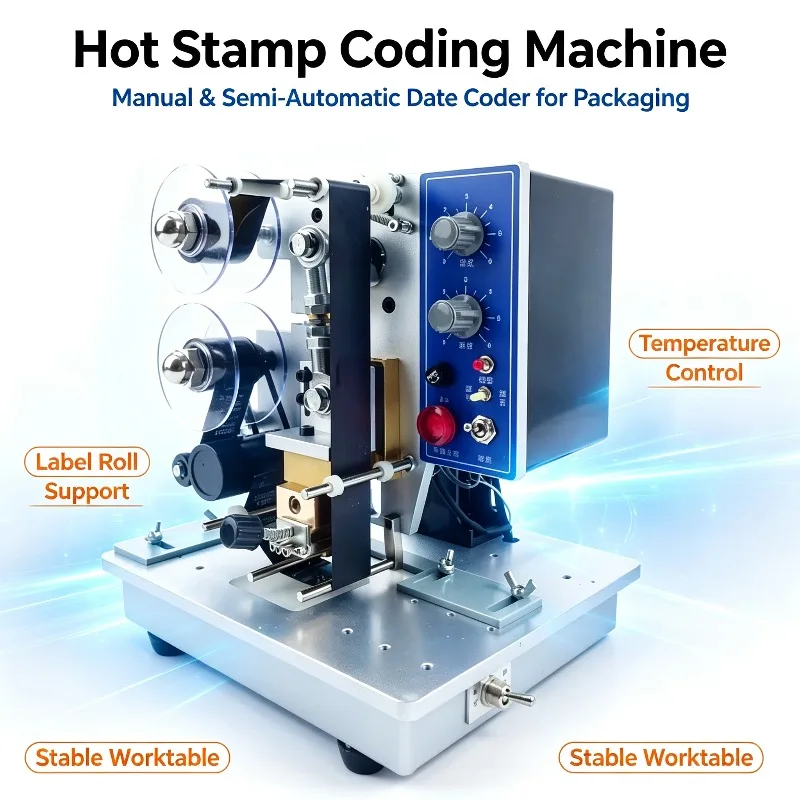 For HP-241B Hot Ribbon Date Coding Machine, Electric Batch Marking Printer, Low Price Ribbon Printing Machine Cross-border