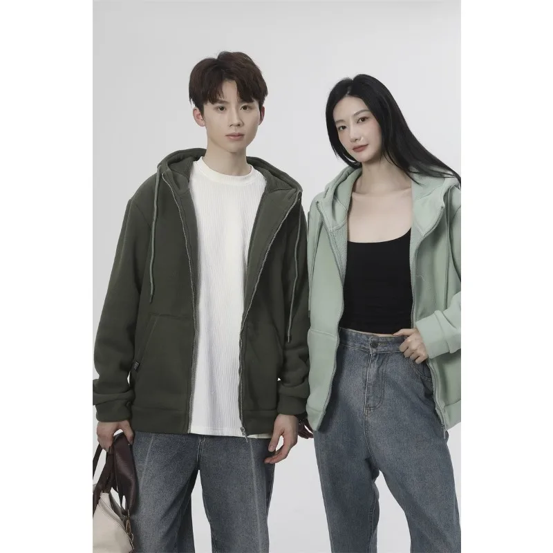 

Пара зимних уличных велосипедных видов спорта, ветрозащитная и дышащая двусторонняя шерстяная многофункциональная куртка, толстая теплая куртка с капюшоном