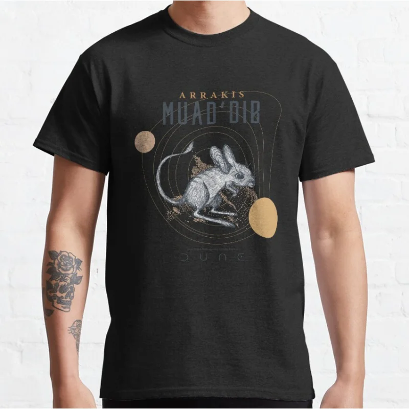 

Muad Dunes of Arrakis Dune worm Sandworm sic fi Gift t shirt for man Large size Tops S-6XL 100% cotton printed mens Clothes
