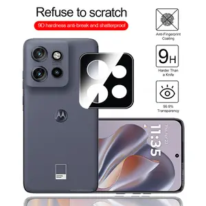 Bilashmart 1 3 3D Tempered Glass Camera Protector Motorola Edge 50 Neo Black Lens Cover On Moto Edge50 Edge 50 Neo 50Neo Edge50Neo