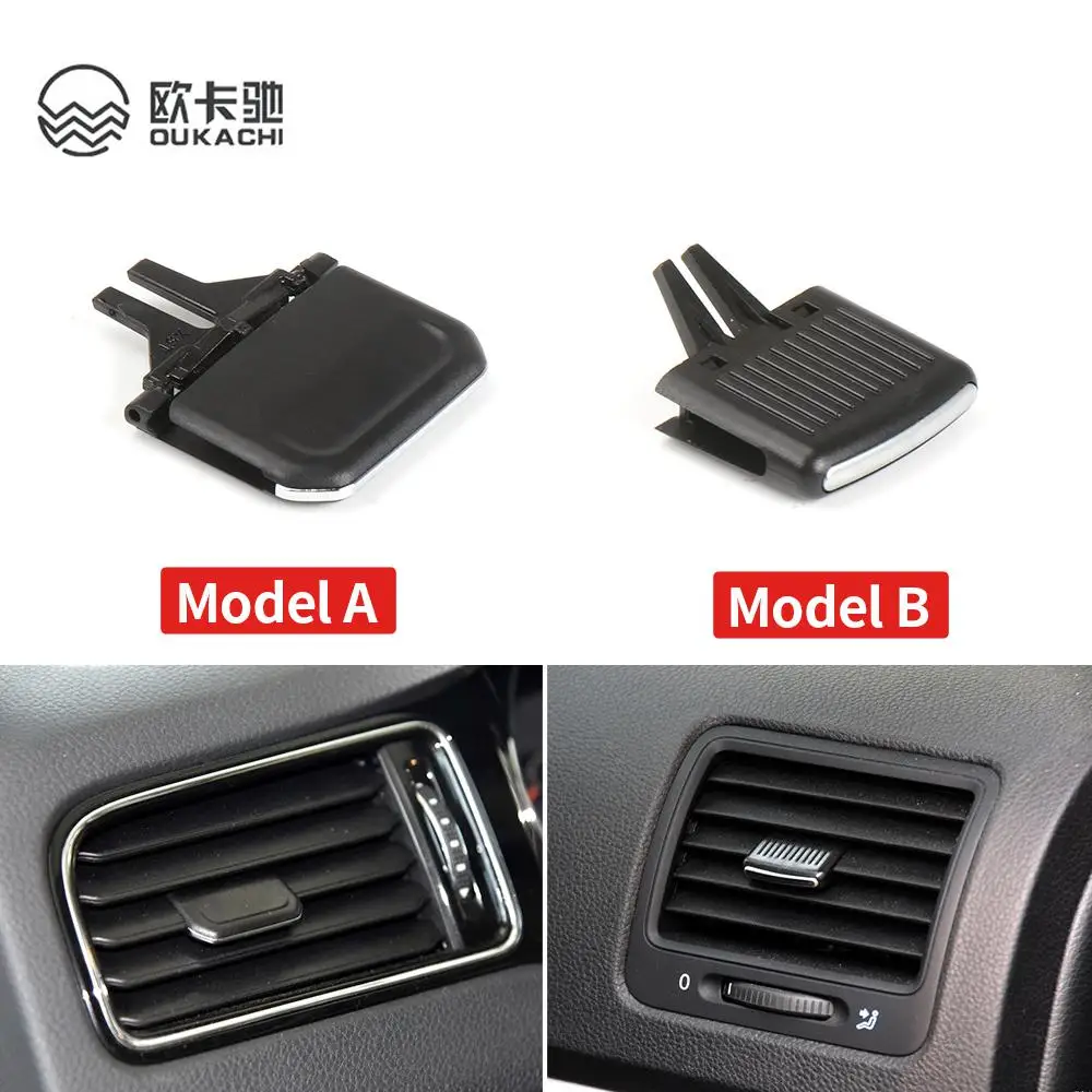 Front Air Conditioner For Cars A/C Air Vent Outlet Tab Air Conditioning Leaf Adjust Clip Repair Kit for VW Sagitar Car Styling 