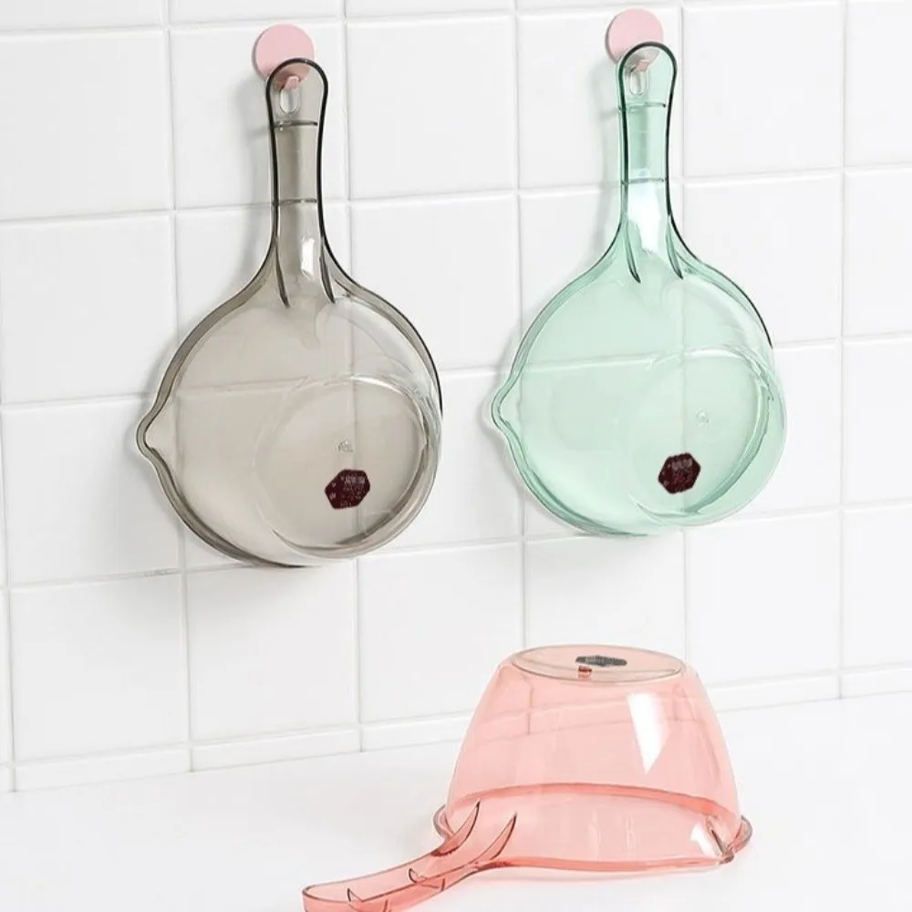 Portable Plastic Water Ladle Transparent Thickened Water Dipper Large Capacity Shampooing Water Scoop Water Splashing Festival