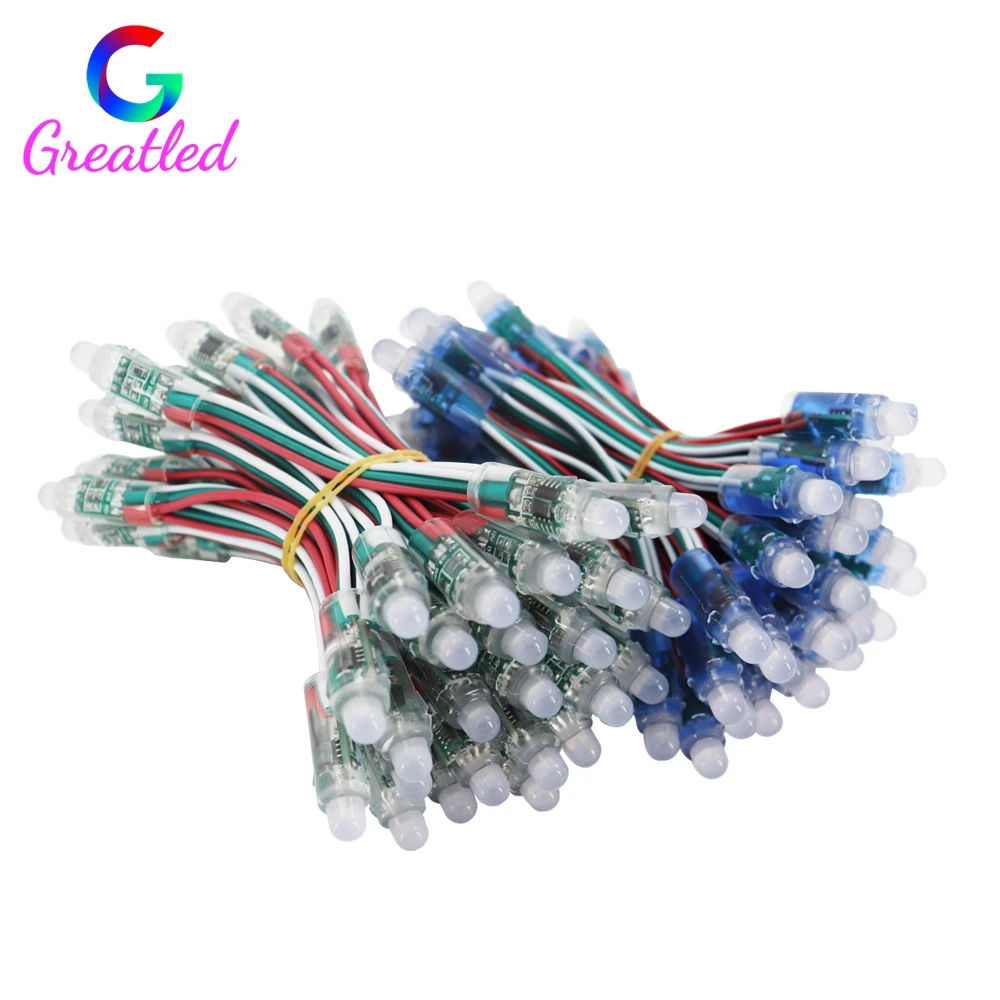 

50pcs 150pcs 250pcs 4M Full Color Addressable Led Module WS2811 IC LED Pixel Light Strings IP68 Waterproof DC5V DC12V