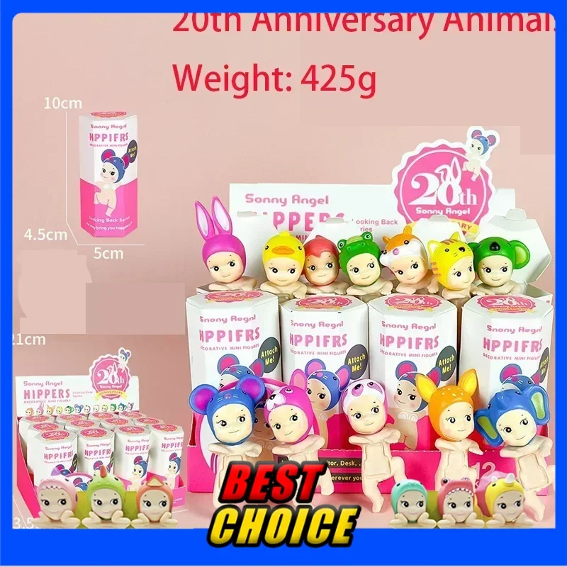 

Sonny Angel Blind Box 20th Anniversary Hippers Looking Back Fruit Vegetable Anime Figures Ornaments Dolls for Fans as Children