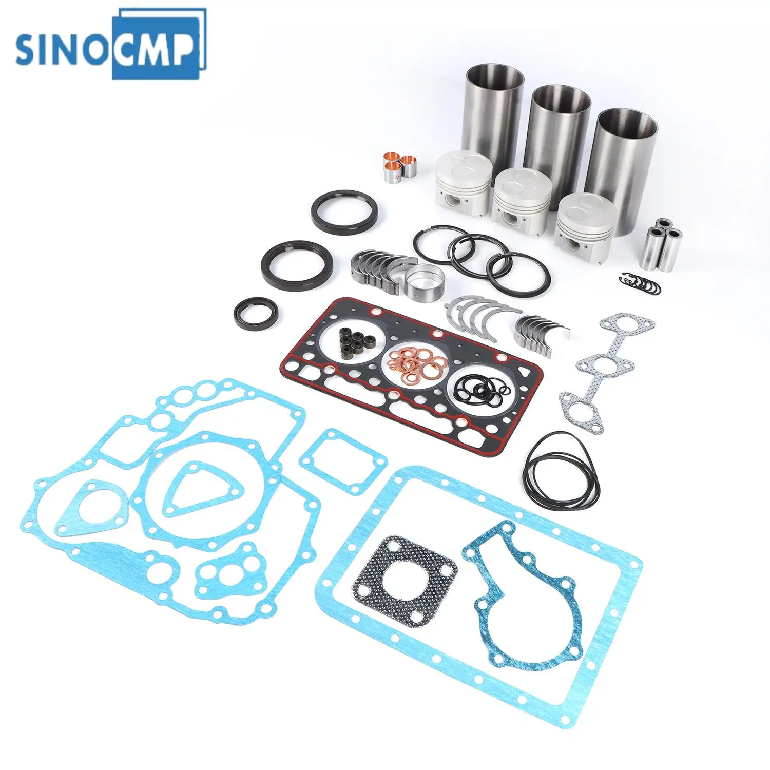 

1 комплект D722 для ремонта двигателя для Kubota D722EBH D722E, аксессуары для ремонта двигателя экскаватора Forklit, запасные части