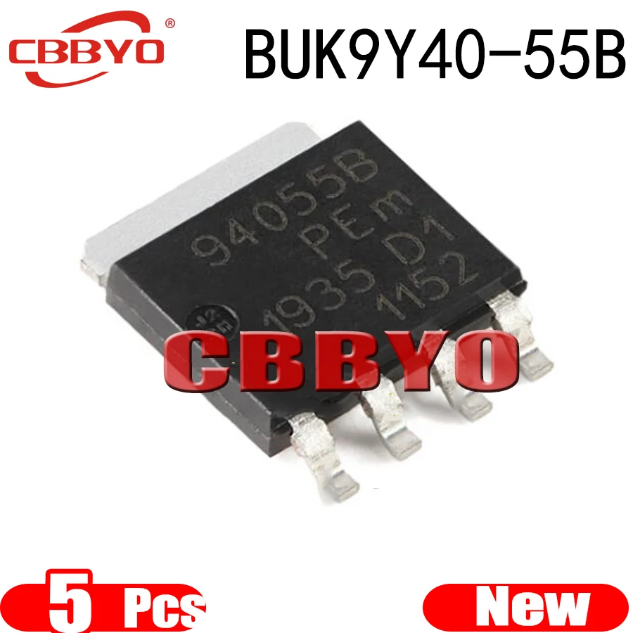 (5 ชิ้น) 100% ใหม่ BUK9Y40-55B 94055B sot-669