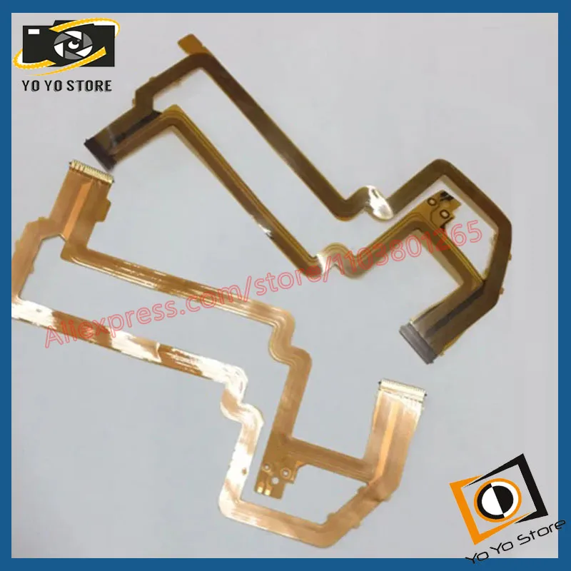 

Новый гибкий кабель ЖК-экрана, 2 шт., совместимый с Canon HFR400 R560 R500 R706 R406 R46 R401 R48, запасная часть для камеры