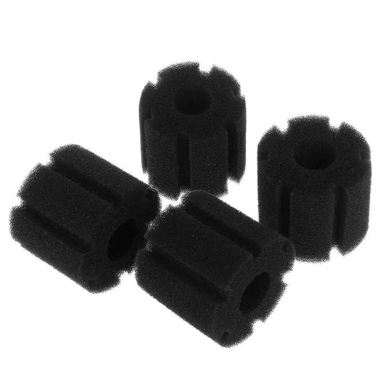 367A 4 Pcs Aquarium Filter Sponges Replacement Media for Biological and Mechanical Aquariums Sponge Filters for Water Clean