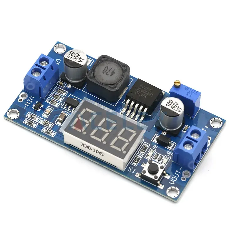 DC-DC XL6009 Digital Boost Step Up Power Supply Module Adjustable 4.5-32V to 5-52V Step-up Voltage Regulator With LED Voltmeter