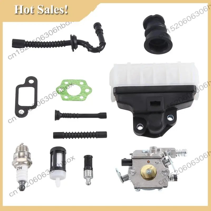 -HOPE Carburateur Luchtfilter Kit Voor Stihl 021 023 025 MS210 MS230 MS250 250 Kettingzaag 1123 120 0605, 1123 160 1650